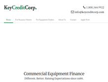 Tablet Screenshot of keycreditcorp.com